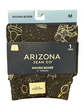 Mens Astronauts & Planets Boxer Shorts - Size Medium - Arizona Jean Co - NWT